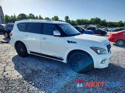 Czwarte zdjęcie samochodu z boku: 2016 INFINITI QX80 BASE VIN:JN8AZ2NDXG9800333 - miniatura