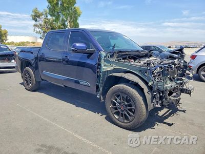Czwarte zdjęcie samochodu z boku: 2025 TOYOTA TUNDRA PLATINUM VIN:5TFWA5DBXSX333817 - miniatura