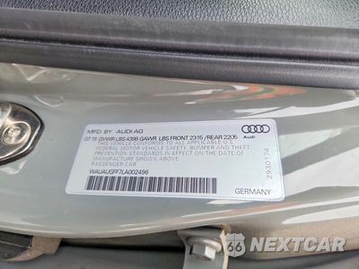 Zdjęcie 12 z 12 samochodu: 2020 AUDI A3 PREMIUM VIN:WAUAUGFF7LA002496 - miniatura