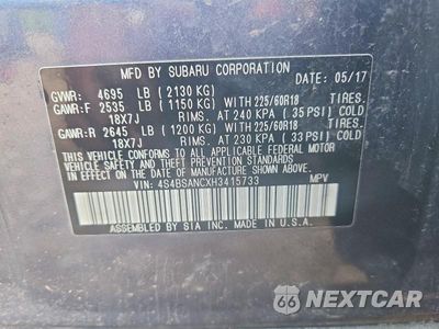 Zdjęcie 13 z 13 samochodu: 2017 SUBARU OUTBACK 2.5I LIMITED VIN:4S4BSANCXH3415733 - miniatura
