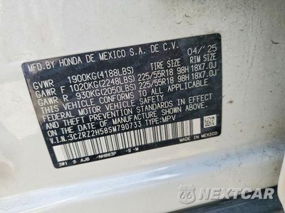 Zdjęcie 13 z 13 samochodu: 2025 HONDA HR-V SPORT VIN:3CZRZ2H58SM790733 - miniatura