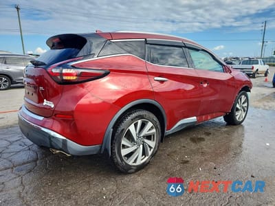 Trzecie zdjęcie samochodu z tyłu: 2019 NISSAN MURANO SL VIN:5N1AZ2MJ8KN154045 - miniatura