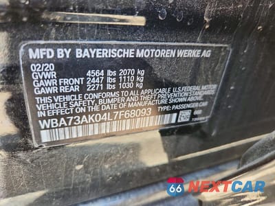 Zdjęcie 12 z 12 samochodu: 2020 BMW 228XI VIN:WBA73AK04L7F68093 - miniatura