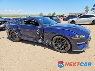 Czwarte zdjęcie samochodu z boku: 2020 FORD MUSTANG GT VIN:1FA6P8CF8L5170124 - miniatura