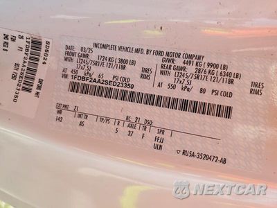 Zdjęcie 12 z 12 samochodu: 2025 FORD F250 SUPER DUTY VIN:1FDBF2AA2SED23350 - miniatura