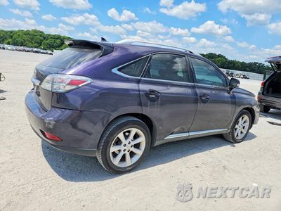 Trzecie zdjęcie samochodu z tyłu: 2010 LEXUS RX 350 VIN:2T2ZK1BA4AC020302 - miniatura