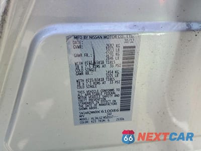 Zdjęcie 13 z 13 samochodu: 2013 NISSAN PATHFINDER S VIN:5N1AR2MN0DC610086 - miniatura