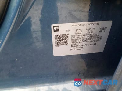 Zdjęcie 12 z 12 samochodu: 2024 CHEVROLET MALIBU PREMIER VIN:1G1ZE5ST9RF231785 - miniatura