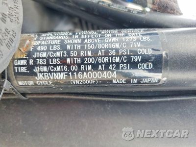 Zdjęcie 8 z 8 samochodu: 2006 KAWASAKI VN2000 F VIN:JKBVNMF116A000404 - miniatura