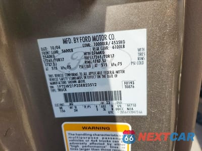 Zdjęcie 12 z 12 samochodu: 2005 FORD F250 SUPER DUTY VIN:1FTSW21P35EB23512 - miniatura