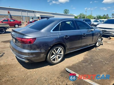 Trzecie zdjęcie samochodu z tyłu: 2021 AUDI A4 PREMIUM PLUS 45 VIN:WAUEAAF47MA014168 - miniatura