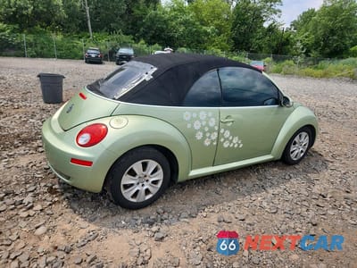 Trzecie zdjęcie samochodu z tyłu: 2009 VOLKSWAGEN NEW BEETLE S VIN:3VWRF31Y39M406390 - miniatura