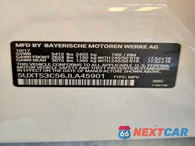 Zdjęcie 14 z 14 samochodu: 2018 BMW X3 XDRIVEM40I VIN:5UXTS3C56JLA45901 - miniatura
