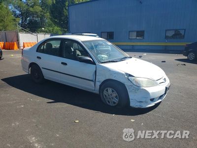 Czwarte zdjęcie samochodu z boku: 2004 HONDA CIVIC DX VIN:2HGES16484H615284 - miniatura