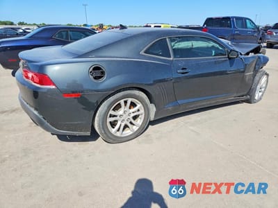 Trzecie zdjęcie samochodu z tyłu: 2014 CHEVROLET CAMARO LS VIN:2G1FA1E32E9186551 - miniatura