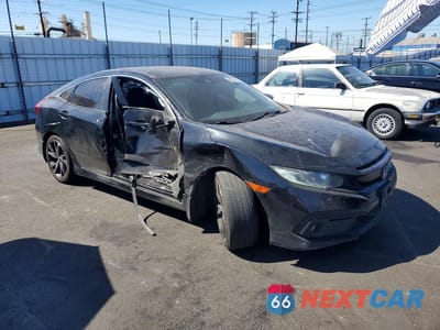 Czwarte zdjęcie samochodu z boku: 2019 HONDA CIVIC SPORT VIN:2HGFC2F89KH529585 - miniatura