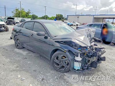 Czwarte zdjęcie samochodu z boku: 2026 HYUNDAI ELANTRA SEL SPORT PREMIUM VIN:KMHLS4DG1TU184525 - miniatura