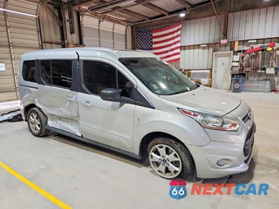 Czwarte zdjęcie samochodu z boku: 2016 FORD TRANSIT CONNECT XLT VIN:NM0GE9F77G1279442 - miniatura