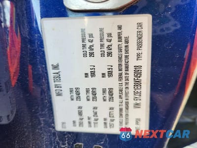Zdjęcie 12 z 12 samochodu: 2019 TESLA MODEL 3 VIN:5YJ3E1EB8KF450918 - miniatura