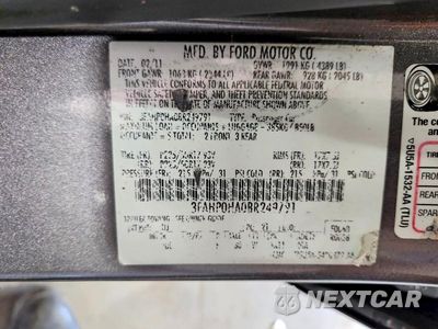 Zdjęcie 12 z 12 samochodu: 2011 FORD FUSION SE VIN:3FAHP0HA0BR249791 - miniatura