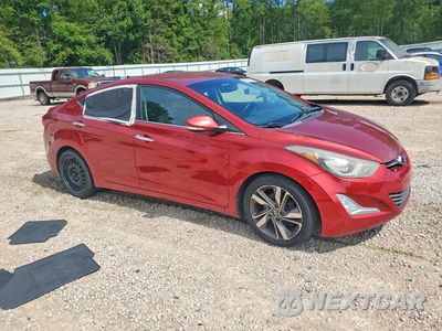 Czwarte zdjęcie samochodu z boku: 2015 HYUNDAI ELANTRA LIMITED VIN:5NPDH4AE4FH634211 - miniatura