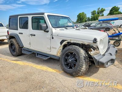 Czwarte zdjęcie samochodu z boku: 2019 JEEP WRANGLER UNLIMITED SPORT VIN:1C4HJXDN3KW624955 - miniatura