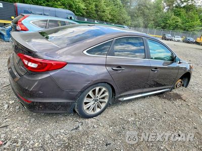Trzecie zdjęcie samochodu z tyłu: 2017 HYUNDAI SONATA SPORT VIN:5NPE34AF1HH474223 - miniatura