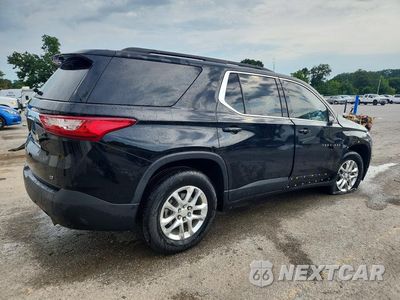 Trzecie zdjęcie samochodu z tyłu: 2020 CHEVROLET TRAVERSE LT VIN:1GNERHKW7LJ160832 - miniatura