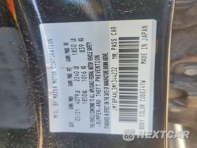 Zdjęcie 12 z 12 samochodu: 2021 MAZDA 3 VIN:JM1BPAAL3M1344232 - miniatura