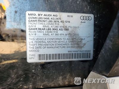 Zdjęcie 13 z 13 samochodu: 2018 AUDI Q5 PREMIUM VIN:WA1ANAFY6J2185860 - miniatura