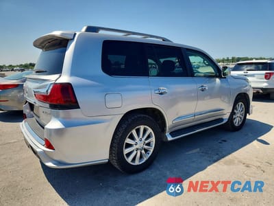 Trzecie zdjęcie samochodu z tyłu: 2010 LEXUS LX 570 VIN:JTJHY7AX5A4037066 - miniatura