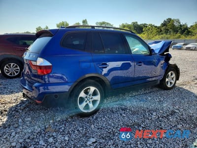 Trzecie zdjęcie samochodu z tyłu: 2008 BMW X3 3.0SI VIN:WBXPC93498WJ23185 - miniatura