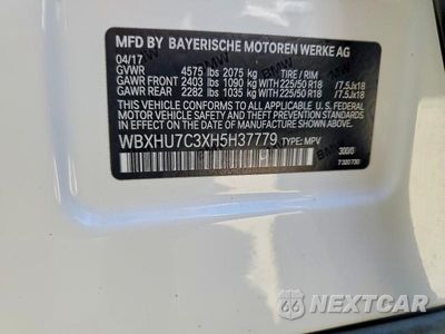 Zdjęcie 12 z 12 samochodu: 2017 BMW X1 SDRIVE28I VIN:WBXHU7C3XH5H37779 - miniatura