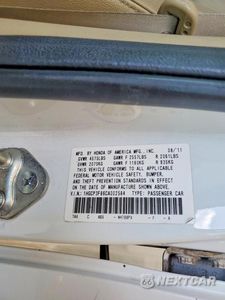 Zdjęcie 12 z 12 samochodu: 2012 HONDA ACCORD EXL VIN:1HGCP3F86CA002584 - miniatura