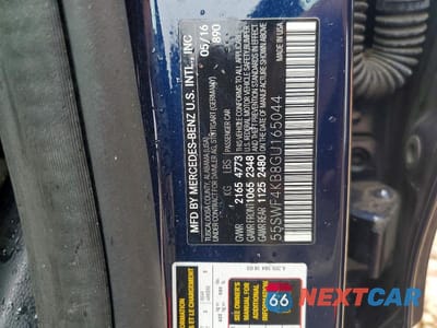 Zdjęcie 12 z 12 samochodu: 2016 MERCEDES-BENZ C 300 4MATIC VIN:55SWF4KB8GU165044 - miniatura