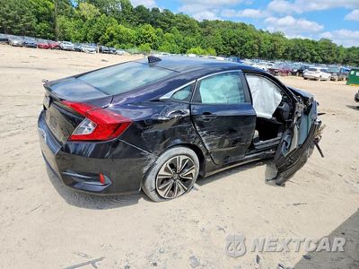 Trzecie zdjęcie samochodu z tyłu: 2016 HONDA CIVIC EXL VIN:19XFC1F76GE041374 - miniatura