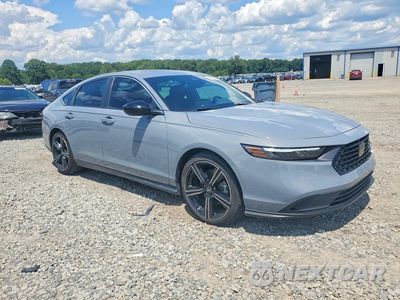 Czwarte zdjęcie samochodu z boku: 2023 HONDA ACCORD HYBRID SPORT VIN:1HGCY2F54PA017507 - miniatura
