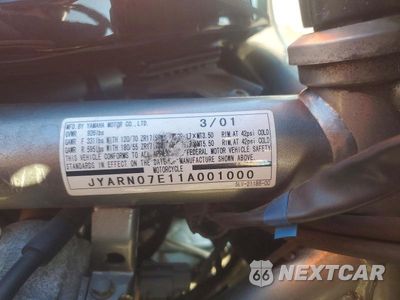 Zdjęcie 9 z 9 samochodu: 2001 YAMAHA FZI VIN:JYARN07E11A001000 - miniatura