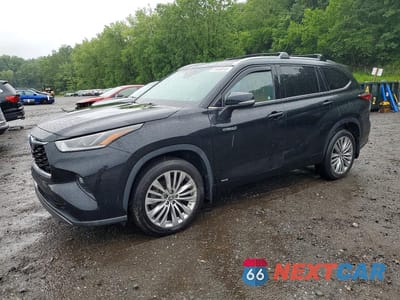 2021 TOYOTA HIGHLANDER HYBRID PLATINUM 5TDEBRCH4MS063546 - główne zdjęcie licytacji z USA - miniatura