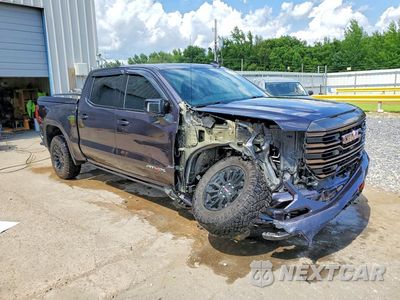 Czwarte zdjęcie samochodu z boku: 2023 GMC SIERRA K1500 AT4X VIN:3GTUUFEL6PG159736 - miniatura