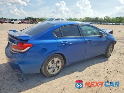 Trzecie zdjęcie samochodu z tyłu: 2015 HONDA CIVIC LX VIN:19XFB2E57FE026406 - miniatura