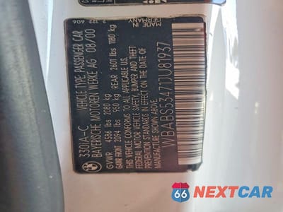 Zdjęcie 12 z 12 samochodu: 2001 BMW 330 CI VIN:WBABS53471JU81937 - miniatura