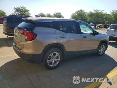 Trzecie zdjęcie samochodu z tyłu: 2018 GMC TERRAIN SLE VIN:3GKALMEVXJL286097 - miniatura