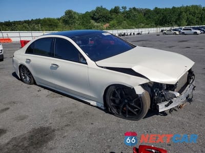 Czwarte zdjęcie samochodu z boku: 2023 MERCEDES-BENZ S 580 4MATIC VIN:W1K6G7GBXPA185478 - miniatura