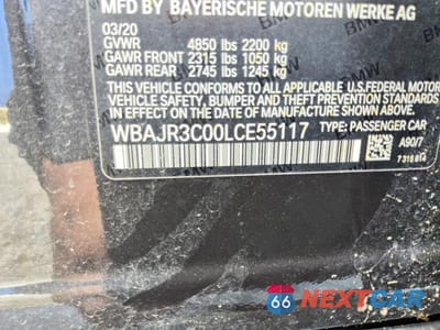 Zdjęcie 13 z 13 samochodu: 2020 BMW 530 I VIN:WBAJR3C00LCE55117 - miniatura