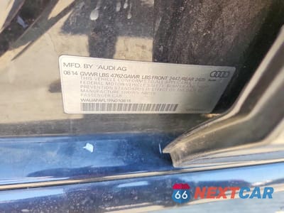 Zdjęcie 12 z 12 samochodu: 2015 AUDI A4 PREMIUM VIN:WAUAFAFL1FN010815 - miniatura