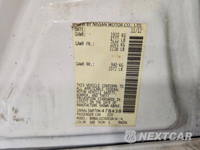 Zdjęcie 12 z 12 samochodu: 2013 NISSAN ALTIMA 2.5 VIN:1N4AL3AP7DN478438 - miniatura