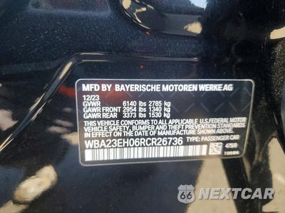 Zdjęcie 12 z 12 samochodu: 2024 BMW 740 I VIN:WBA23EH06RCR26736 - miniatura