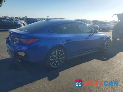 Trzecie zdjęcie samochodu z tyłu: 2023 BMW I4 M50 VIN:WBY33AW06PFN54795 - miniatura