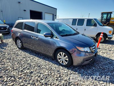 Czwarte zdjęcie samochodu z boku: 2014 HONDA ODYSSEY EXL VIN:5FNRL5H62EB075280 - miniatura